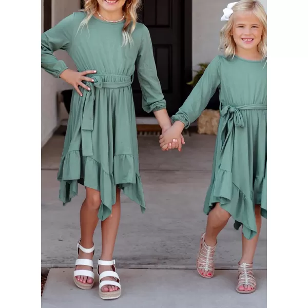 blibean Tween Girl Fashion Swing Dress Boho A-line Dresses 4-13 Years