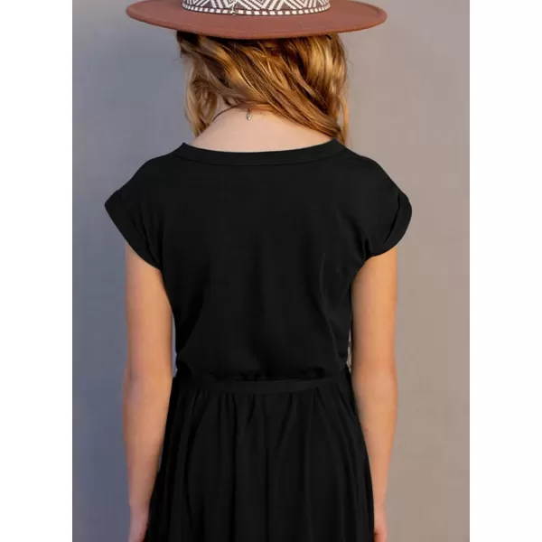 blibean Tween Girl Fashion Swing Dress Boho A-line Dresses 4-13 Years
