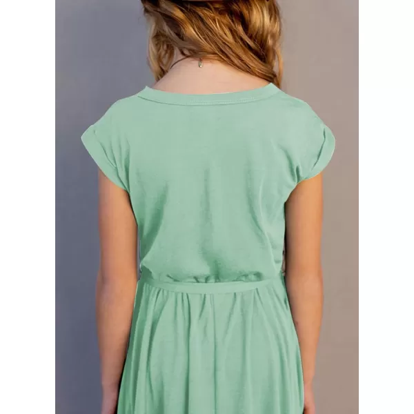 blibean Tween Girl Fashion Swing Dress Boho A-line Dresses 4-13 Years