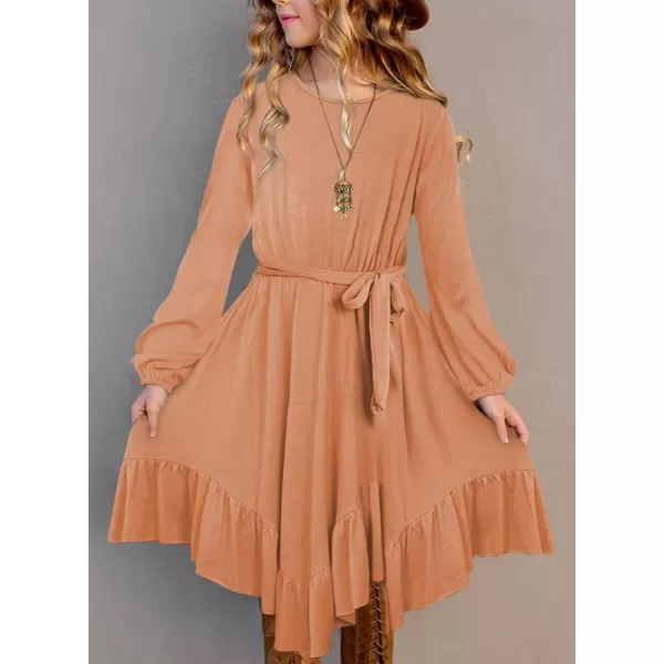 blibean Tween Girl Fashion Swing Dress Boho A-line Dresses 4-13 Years