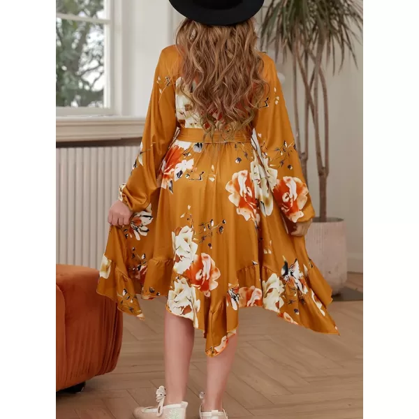 blibean Tween Girl Fashion Swing Dress Boho A-line Dresses 4-13 Years