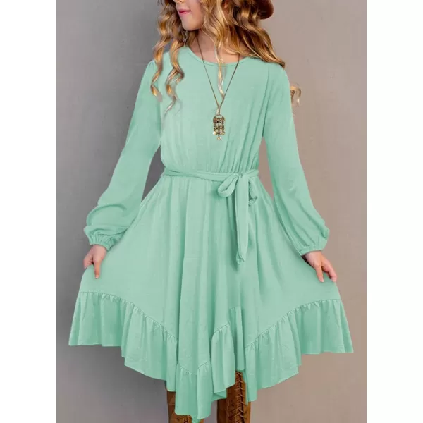 blibean Tween Girl Fashion Swing Dress Boho A-line Dresses 4-13 Years