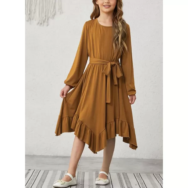 blibean Tween Girl Fashion Swing Dress Boho A-line Dresses 4-13 Years