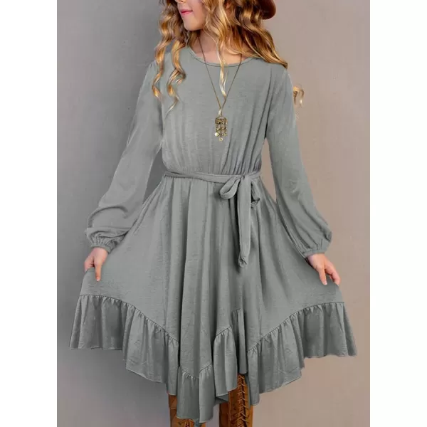 blibean Tween Girl Fashion Swing Dress Boho A-line Dresses 4-13 Years