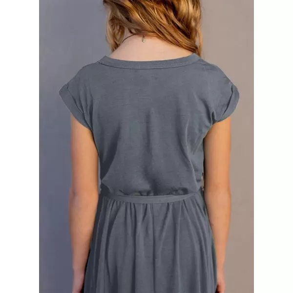 blibean Tween Girl Fashion Swing Dress Boho A-line Dresses 4-13 Years