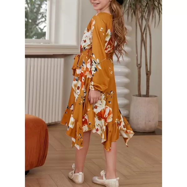 blibean Tween Girl Fashion Swing Dress Boho A-line Dresses 4-13 Years
