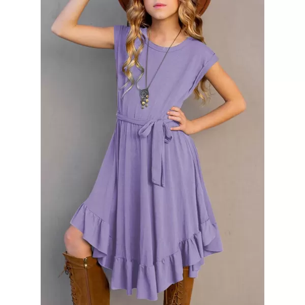 blibean Tween Girl Fashion Swing Dress Boho A-line Dresses 4-13 Years