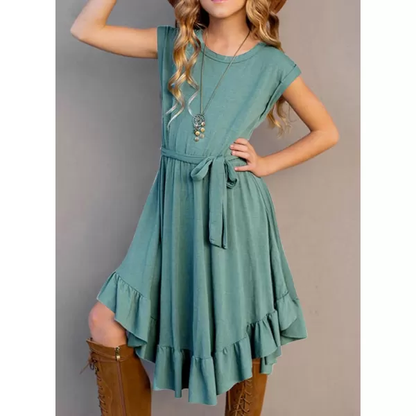 blibean Tween Girl Fashion Swing Dress Boho A-line Dresses 4-13 Years