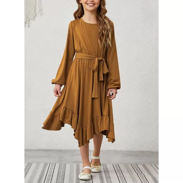 blibean Tween Girl Fashion Swing Dress Boho A-line Dresses 4-13 Years