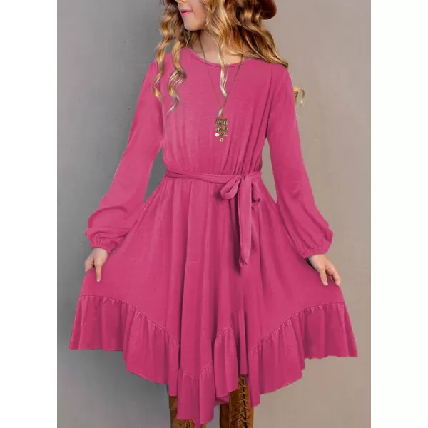 blibean Tween Girl Fashion Swing Dress Boho A-line Dresses 4-13 Years