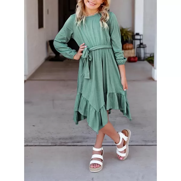 blibean Tween Girl Fashion Swing Dress Boho A-line Dresses 4-13 Years