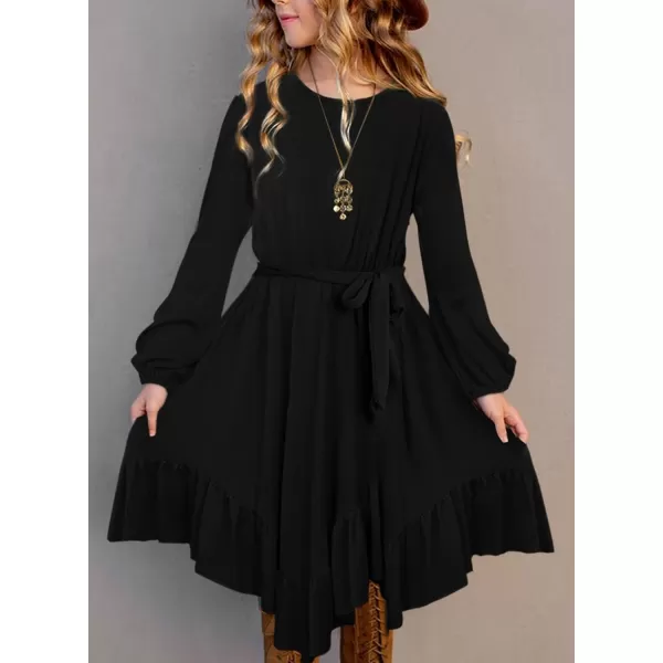 blibean Tween Girl Fashion Swing Dress Boho A-line Dresses 4-13 Years