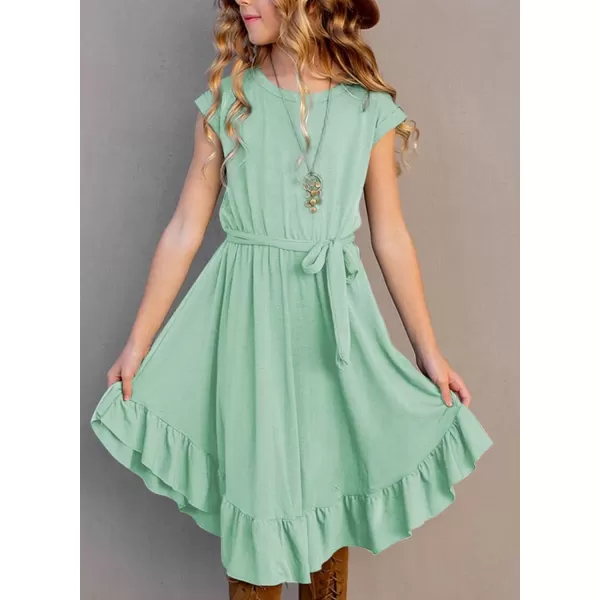 blibean Tween Girl Fashion Swing Dress Boho A-line Dresses 4-13 Years