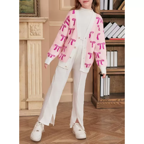 blibean Tween Girls Long Sleeve Open Front Cardigan Sweater Size 6-15 Years