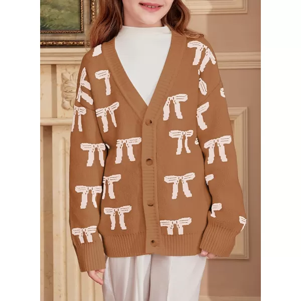 blibean Tween Girls Long Sleeve Open Front Cardigan Sweater Size 6-15 Years