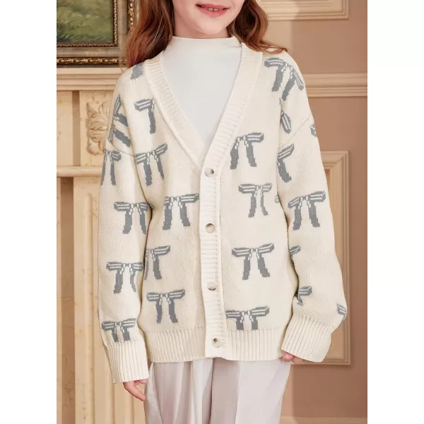 blibean Tween Girls Long Sleeve Open Front Cardigan Sweater Size 6-15 Years