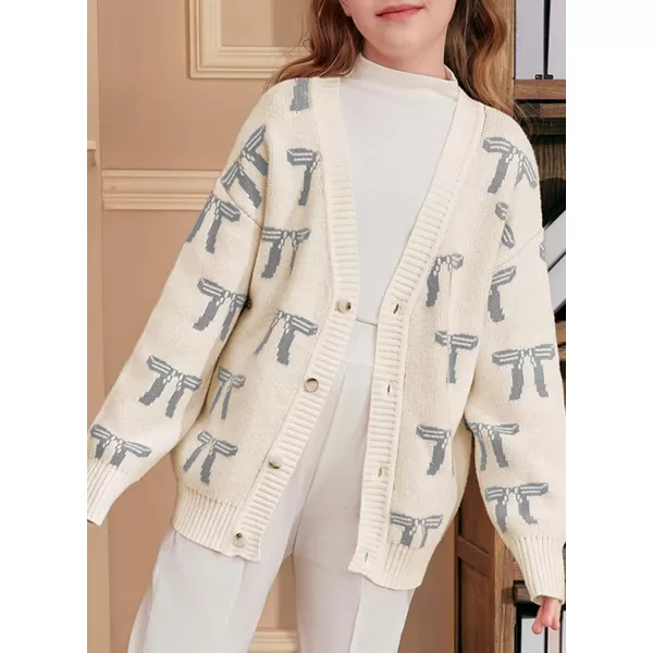blibean Tween Girls Long Sleeve Open Front Cardigan Sweater Size 6-15 Years