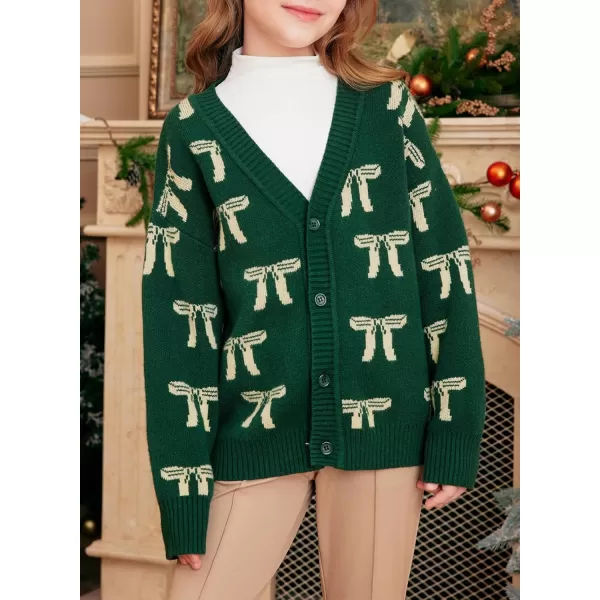 blibean Tween Girls Long Sleeve Open Front Cardigan Sweater Size 6-15 Years
