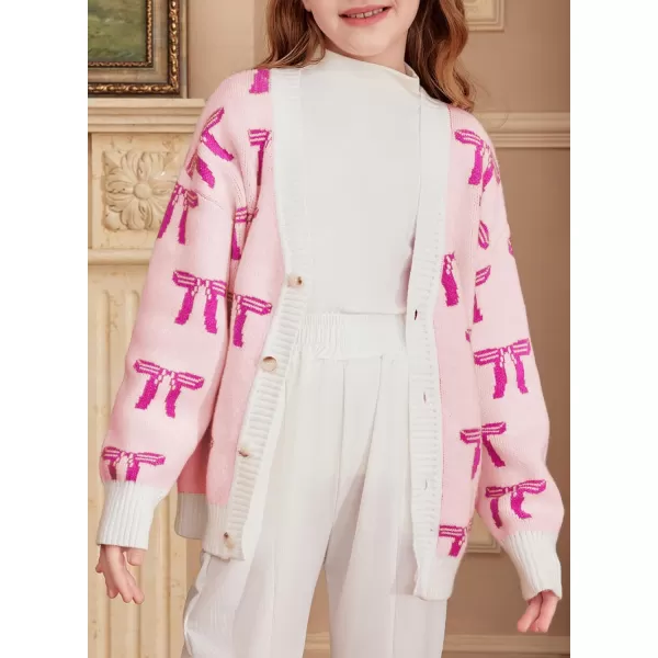 blibean Tween Girls Long Sleeve Open Front Cardigan Sweater Size 6-15 Years