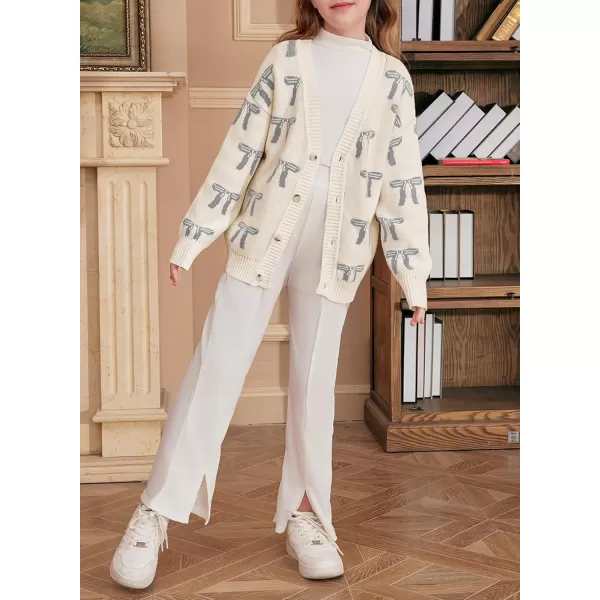 blibean Tween Girls Long Sleeve Open Front Cardigan Sweater Size 6-15 Years