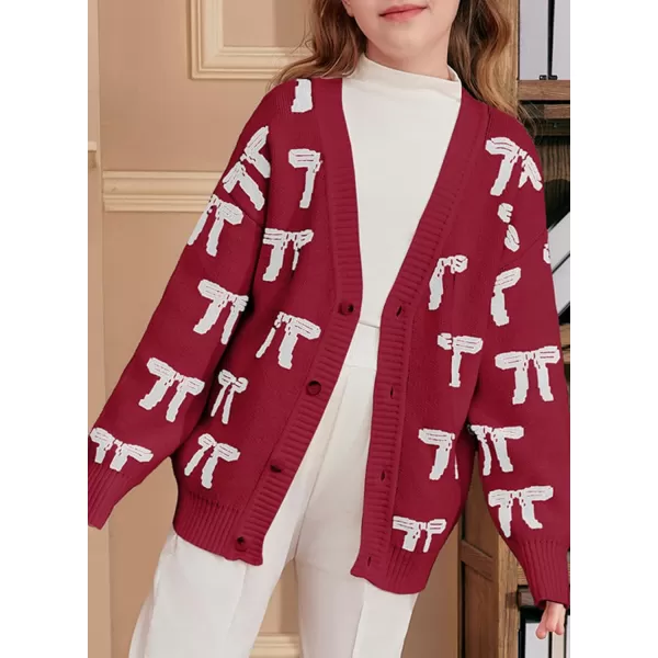 blibean Tween Girls Long Sleeve Open Front Cardigan Sweater Size 6-15 Years