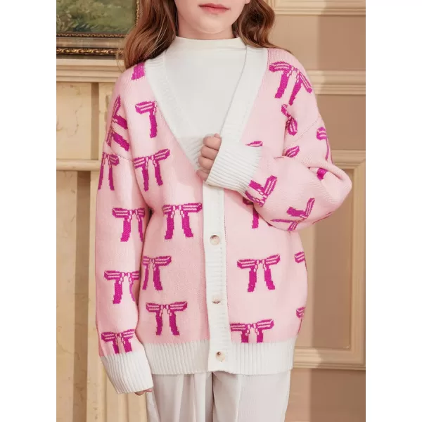 blibean Tween Girls Long Sleeve Open Front Cardigan Sweater Size 6-15 Years