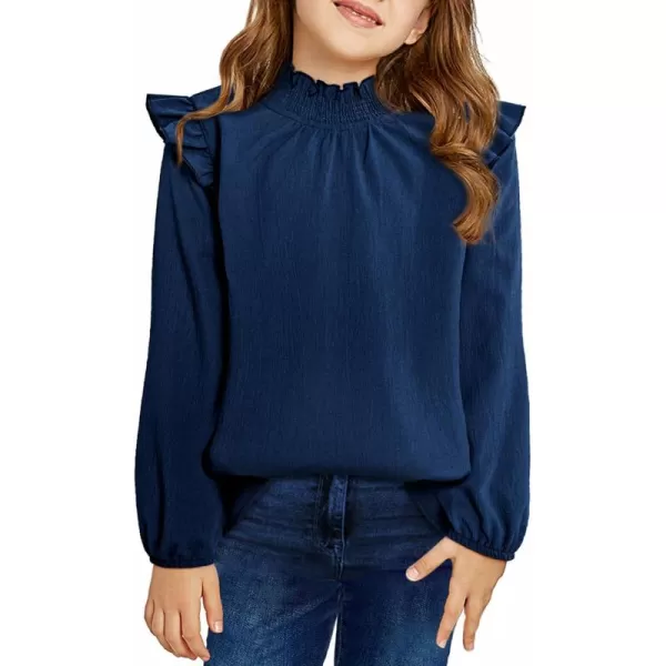 blibean Girl Elegant Tops Semi Formal Blouses Size 6-15 Years
