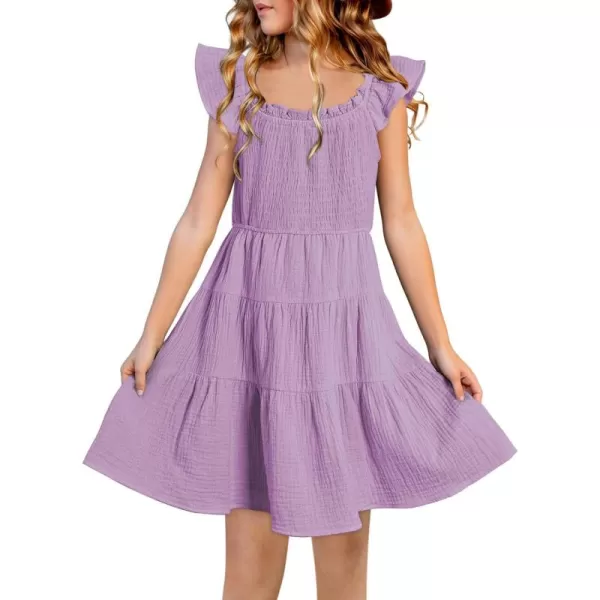 blibean Girls 2024 Tween Summer Cotton Sundress Size 6-15 Years Old
