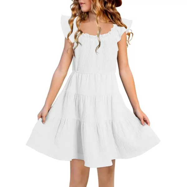 blibean Girls 2024 Tween Summer Cotton Sundress Size 6-15 Years Old
