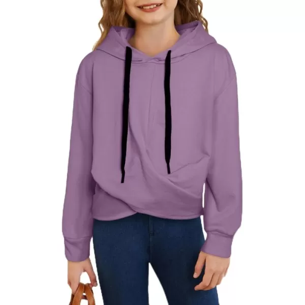 blibean Girls Knot Pullover Hoodies Unique Sweatshirt Size 6-15 Year