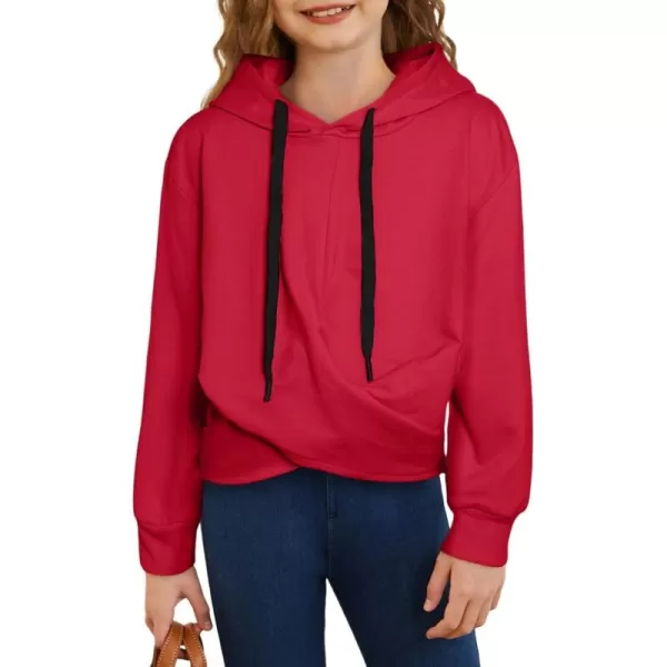 blibean Girls Knot Pullover Hoodies Unique Sweatshirt Size 6-15 Year