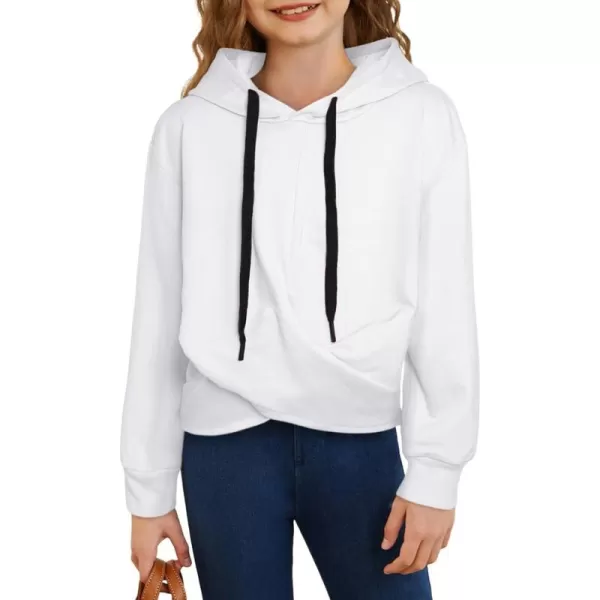 blibean Girls Knot Pullover Hoodies Unique Sweatshirt Size 6-15 Year