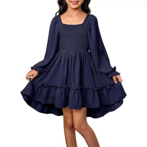 blibean Girls Sundress Strap Dress Size 4-13 Years Old