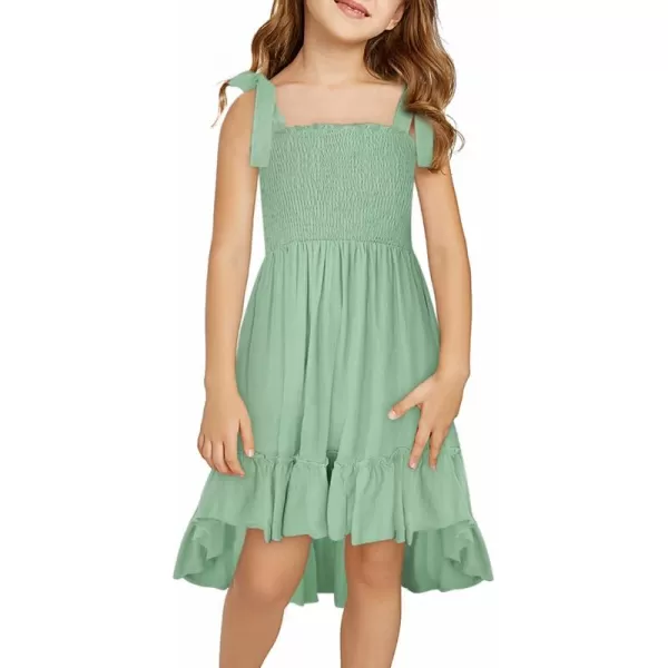 blibean Girls Sundress Strap Dress Size 4-13 Years Old