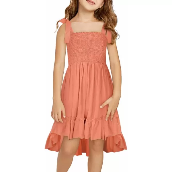 blibean Girls Sundress Strap Dress Size 4-13 Years Old