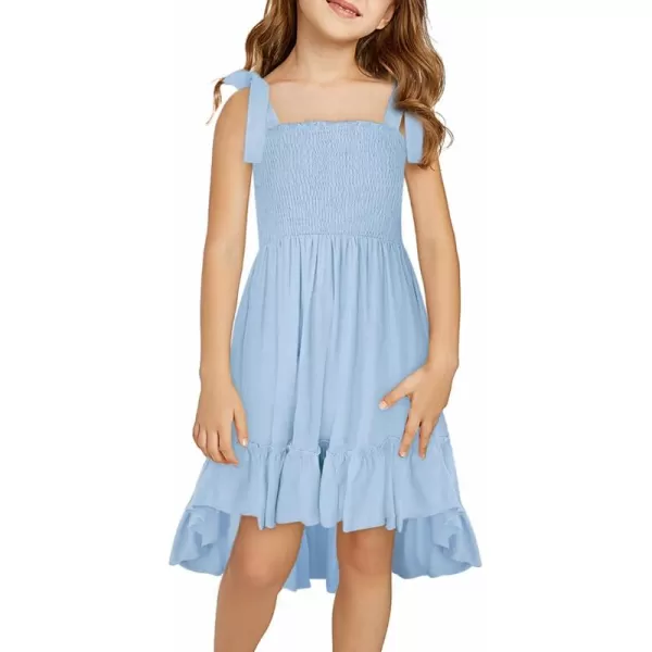 blibean Girls Sundress Strap Dress Size 4-13 Years Old