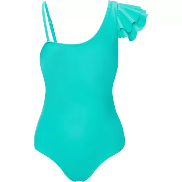 blibean Teen Girls Swimsuit One Piece Adjustable Bathing Suit Size 6-15 Years