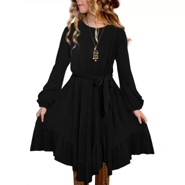 blibean Tween Girl Fashion Swing Dress Boho A-line Dresses 4-13 Years
