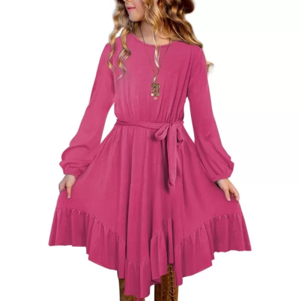 blibean Tween Girl Fashion Swing Dress Boho A-line Dresses 4-13 Years