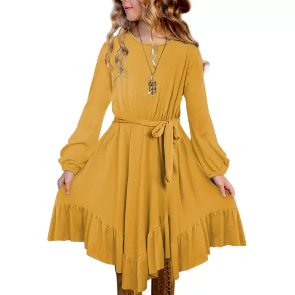 blibean Tween Girl Fashion Swing Dress Boho A-line Dresses 4-13 Years