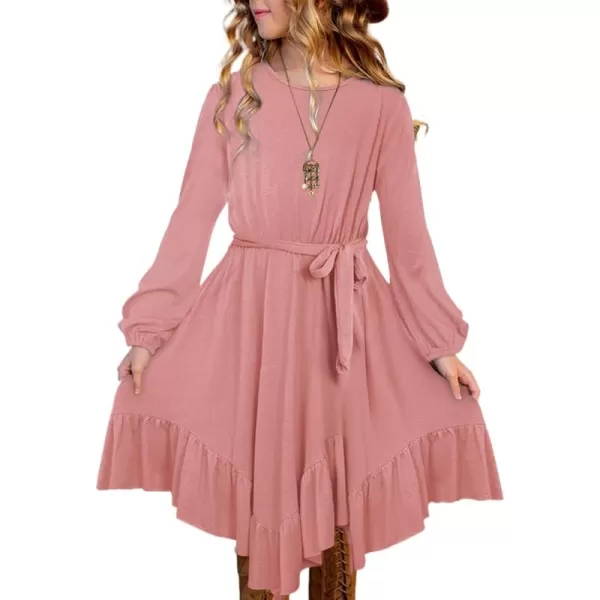 blibean Tween Girl Fashion Swing Dress Boho A-line Dresses 4-13 Years