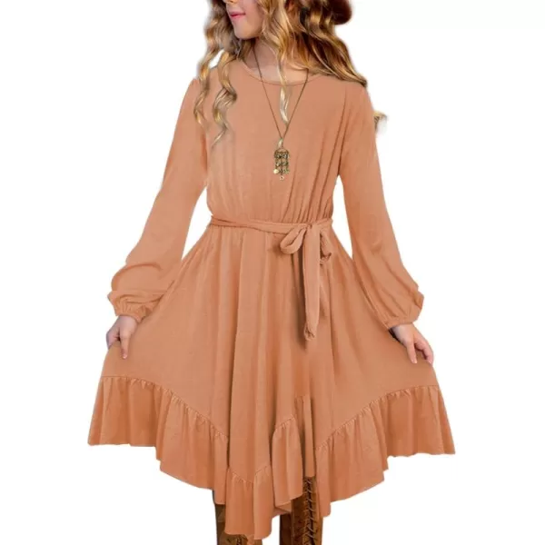 blibean Tween Girl Fashion Swing Dress Boho A-line Dresses 4-13 Years