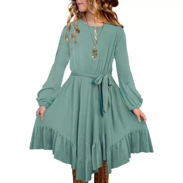blibean Tween Girl Fashion Swing Dress Boho A-line Dresses 4-13 Years