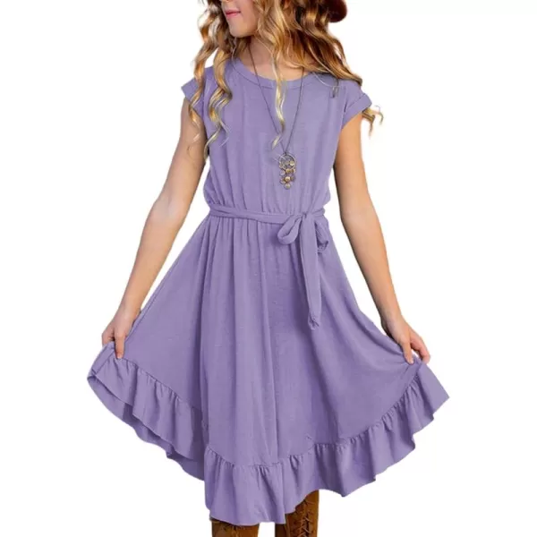 blibean Tween Girl Fashion Swing Dress Boho A-line Dresses 4-13 Years