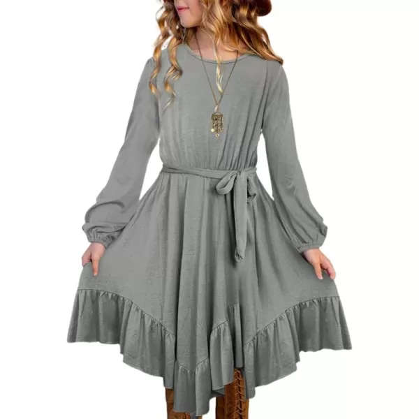 blibean Tween Girl Fashion Swing Dress Boho A-line Dresses 4-13 Years