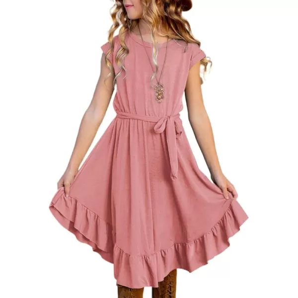 blibean Tween Girl Fashion Swing Dress Boho A-line Dresses 4-13 Years