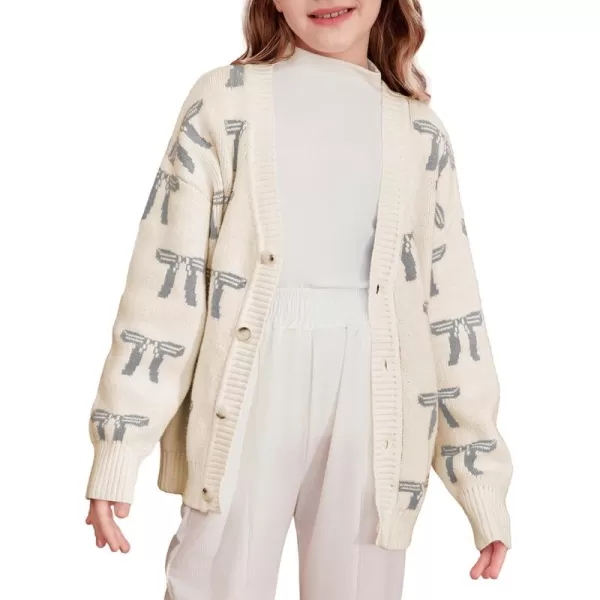 blibean Tween Girls Long Sleeve Open Front Cardigan Sweater Size 6-15 Years