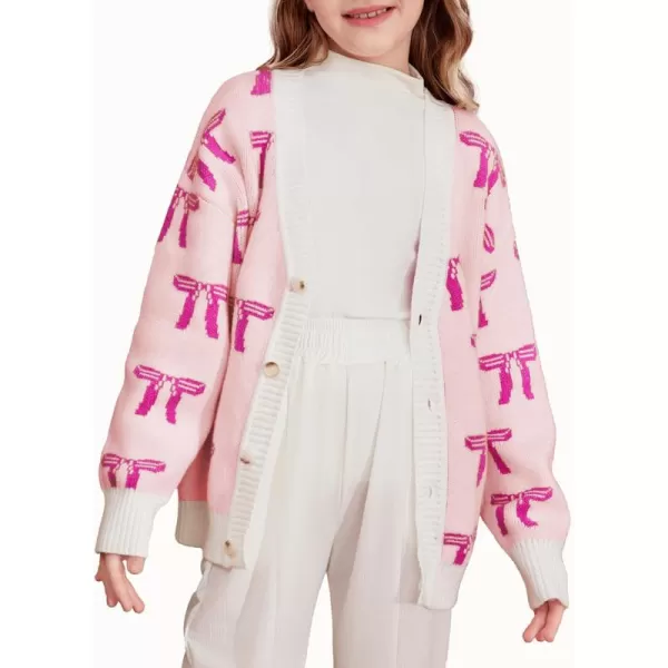 blibean Tween Girls Long Sleeve Open Front Cardigan Sweater Size 6-15 Years