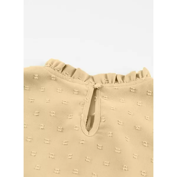 bilbean Girls Elegant Polked Swiss Dot Long Sleeve Shirts Tops 6-15 Years