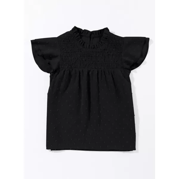 bilbean Girls Elegant Polked Swiss Dot Long Sleeve Shirts Tops 6-15 Years
